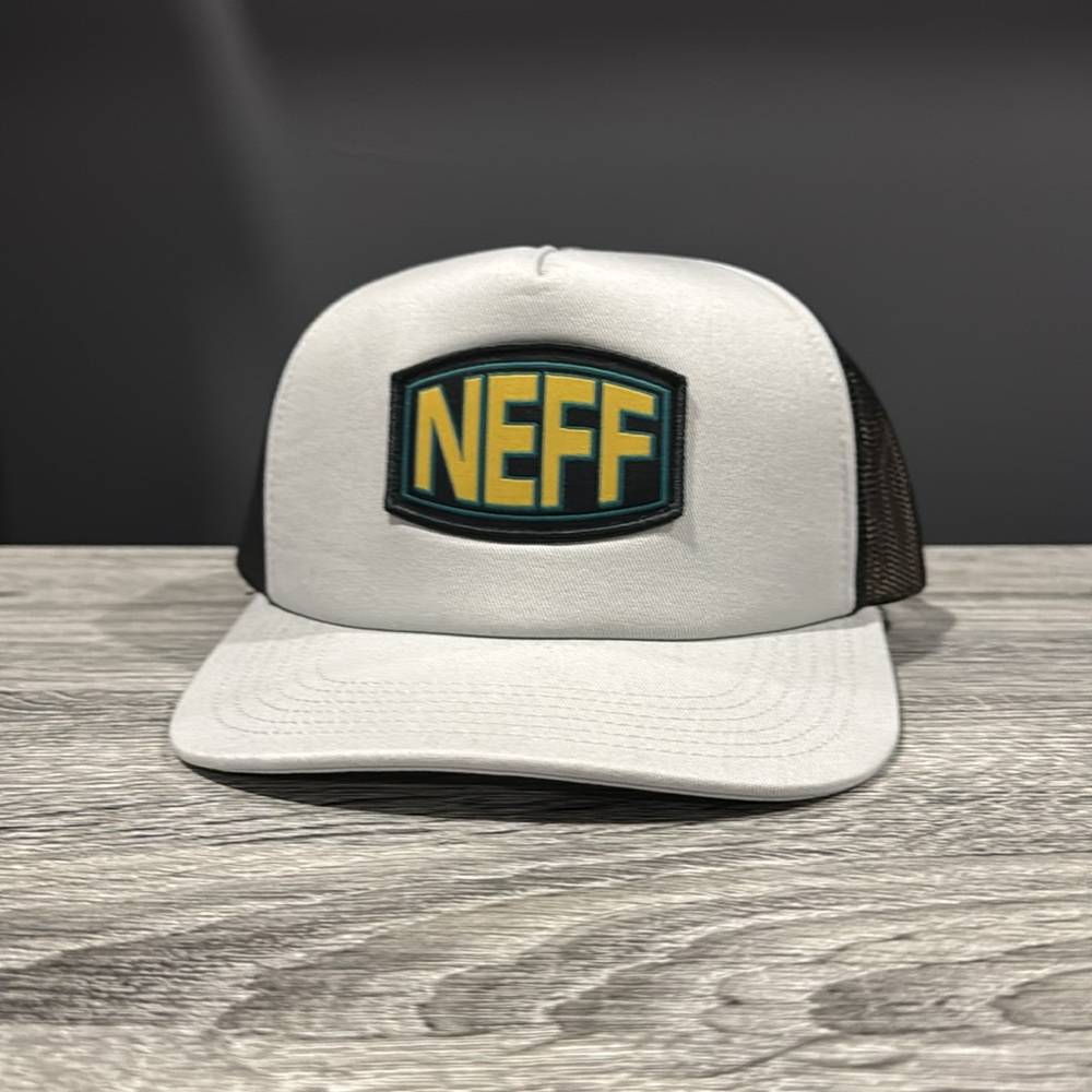Neff | NEW: Men’s Fish On Grey Snapback - Adjustable Mesh Back Hat